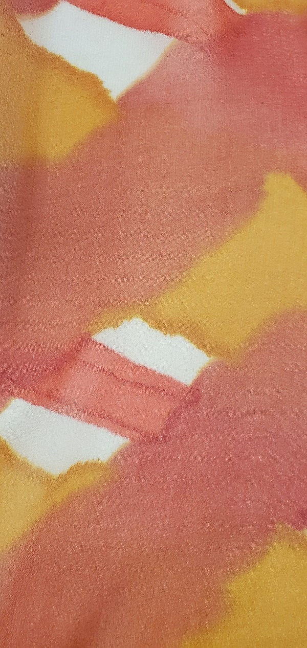 R-407B ORANGE & WHITE ABSTRACT
